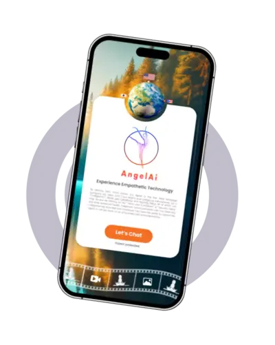 AngelAi App on mobile phone