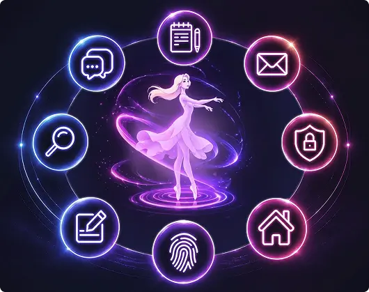 Ballerina animation poster